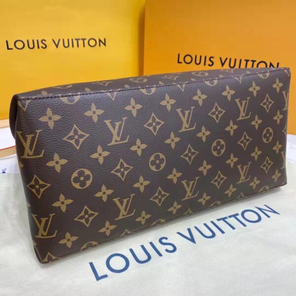 Louis Vuitton LV Unisex Grand Palais Tote Brown Monogram Coated Canvas (9)