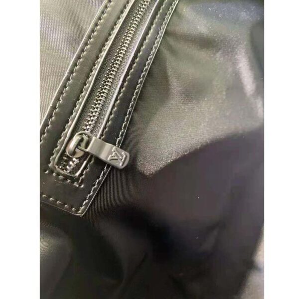 Louis Vuitton LV Unisex Keepall Bandouliere 40 Black Cowhide Leather Black Hardware (11)