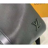 Louis Vuitton LV Unisex Keepall Bandouliere 40 Black Cowhide Leather Black Hardware