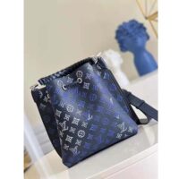 Louis Vuitton LV Unisex Muria Tote Bag Navy Blue Calfskin