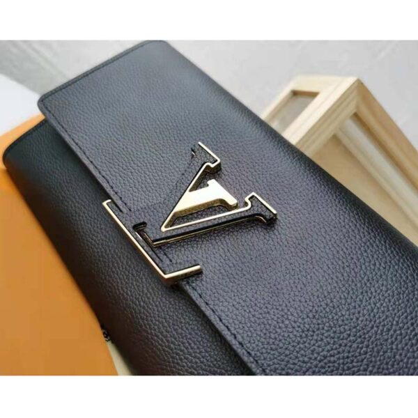 Louis Vuitton LV Women Capucines Wallet Taurillon Leather Outside Cowhide Leather (6)
