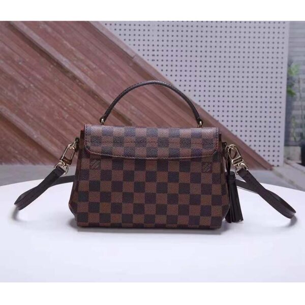 Louis Vuitton LV Women Croisette Brown Damier Ébène Canvas Satchel (3)