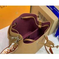 Louis Vuitton LV Women NéoNoé BB Bucket Bag Gold Epi Grained Cowhide