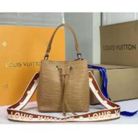 Louis Vuitton LV Women NéoNoé BB Bucket Bag Gold Epi Grained Cowhide