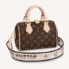 Louis Vuitton LV Women Speedy Bandoulière 20 Handbag Black Monogram Coated Canvas