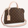 Louis Vuitton LV Women Tote Bag Monogram Coated Canvas Natural Cowhide Leather