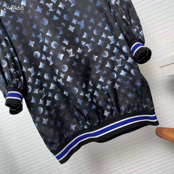 Louis Vuitton Women Mahina Monogram Sporty Sweater Dress Silk Dark Navy Blue (7)