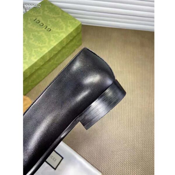 Gucci GG Men’s Loafer with Horsebit Black Leather Horsebit Detail (8)