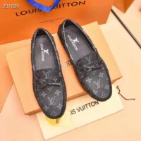 Louis Vuitton LV Men Arizona Mocassin Eclipse Black Monogram Eclipse Canvas