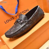 Louis Vuitton LV Men Arizona Mocassin Eclipse Black Monogram Eclipse Canvas