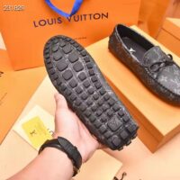 Louis Vuitton LV Men Arizona Mocassin Eclipse Black Monogram Eclipse Canvas