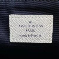 Louis Vuitton LV Unisex New Flap Messenger Beige Taiga Cowhide Leather