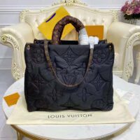 Louis Vuitton LV Unisex OnTheGO GM Tote Bag Black Econyl