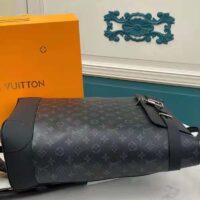 Louis Vuitton LV Unisex Steamer Backpack Black Monogram Eclipse Canvas (10)