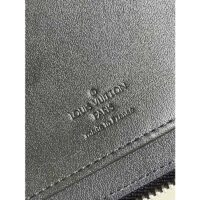 Louis Vuitton LV Unisex Zippy Coin Purse Vertical Taiga Grained Calf Leather