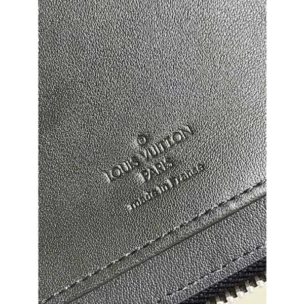 Louis Vuitton LV Unisex Zippy Coin Purse Vertical Taiga Grained Calf Leather (3)