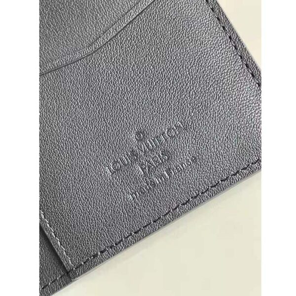 Louis Vuitton LV Unisex Zippy Coin Purse Vertical Taiga Grained Calf Leather (9)