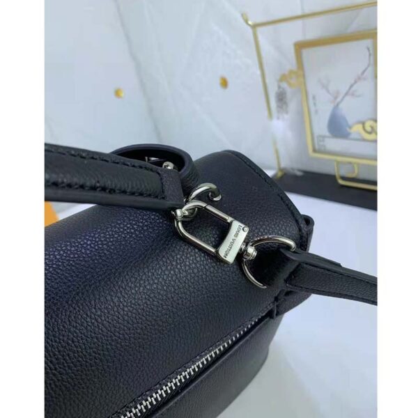 Louis Vuitton LV Women Mylockme Chain Bag Black Soft Grained Calfskin (9)