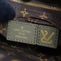 Louis Vuitton LV Women Speedy Bandoulière 25 Handbag Green Econyl Mini Monogram Canvas