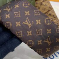 Louis Vuitton LV Women Speedy Bandoulière 25 Handbag Green Econyl Mini Monogram Canvas