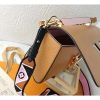 Louis Vuitton LV Women Twist MM Handback Honey Gold Epi Grained Cowhide