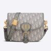 Dior Unisex Medium Dior Bobby Bag Gray Dior Oblique Jacquard