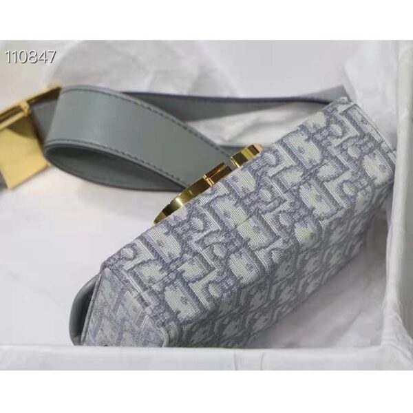 Dior Women 30 Montaigne Bag Gray Dior Oblique Jacquard (1)