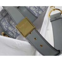 Dior Women 30 Montaigne Box Bag Gray Dior Oblique Jacquard (3)
