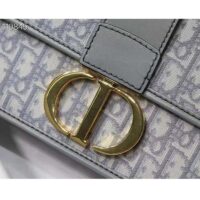 Dior Women 30 Montaigne Bag Gray Dior Oblique Jacquard (4)