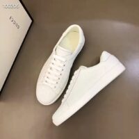 Gucci Unisex Ace GG Embossed Sneaker White GG Embossed Leather Rubber Sole (7)