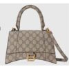 Gucci Unisex The Hacker Project Small Hourglass Bag Beige GG Supreme Canvas