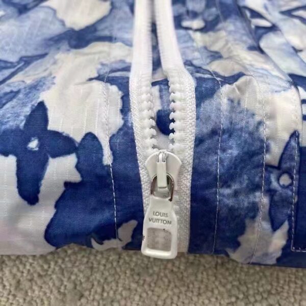 Louis Vuitton LV Men Blue Watercolor Windbreaker 100% Polyamide Indigo Regular Fit (5)