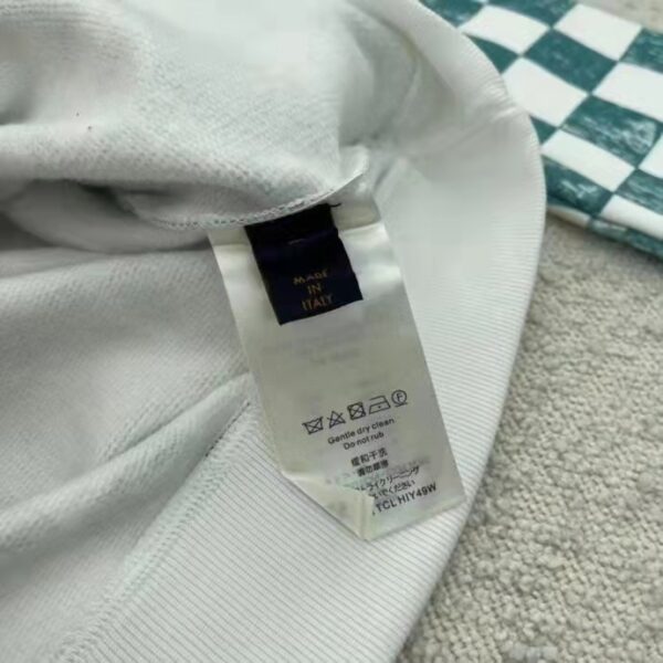 Louis Vuitton LV Men Damier Printed Crewneck Cotton Ocean Classic Sweatshirt Shape (15)