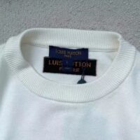 Louis Vuitton LV Men End Goal LV Crewneck 100% Cotton White