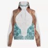 Louis Vuitton LV Men Monogram Marble Windbreaker 100% Polyamide Blue Regular Fit