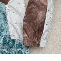 Louis Vuitton LV Men Monogram Marble Windbreaker 100% Polyamide Blue Regular Fit (10)