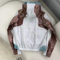 Louis Vuitton LV Men Monogram Marble Windbreaker 100% Polyamide Blue Regular Fit (10)