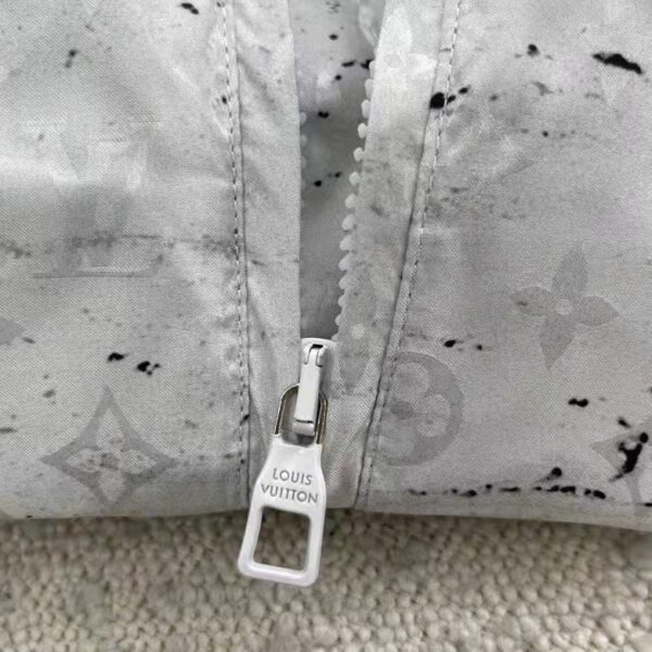 Louis Vuitton LV Men Monogram Marble Windbreaker 100% Polyamide Blue Regular Fit (7)