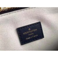 Louis Vuitton LV Unisex Coussin PM Handbag Navy Blue Denim-Printed Lambskin (6)