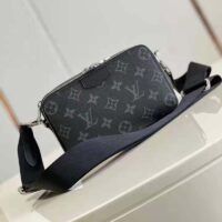 Louis Vuitton LV Unisex Alpha Wearable Wallet Monogram Eclipse Coated Canvas Cowhide (9)