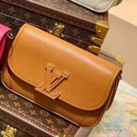 Louis Vuitton LV Unisex Buci Crossbody Brown Epi Grained Smooth Cowhide Leather (2)