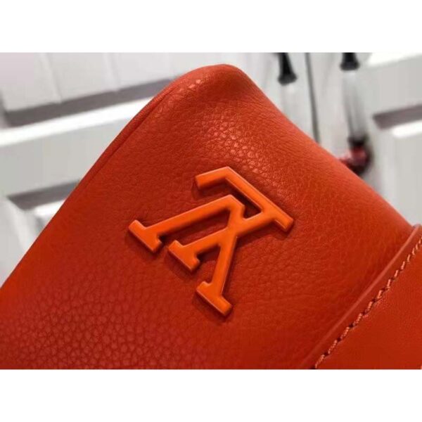 Louis Vuitton LV Unisex Keepall XS Orange Aerogram Cowhide Leather Textile Lining (2)