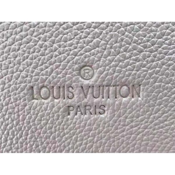 Louis Vuitton LV Unisex Lockme Ever MM Handbag Beige Soft Grained Calfskin (1)