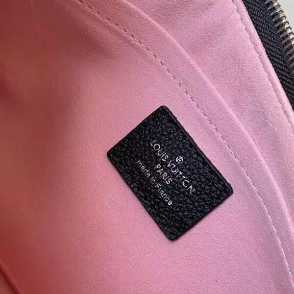 Louis Vuitton LV Unisex Marelle Handbag Quartz Black Epi Grained Cowhide Canvas (18)
