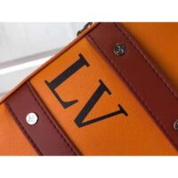 Louis Vuitton LV Unisex NBA Handle Soft Trunk No. 7 Saffron Cowhide Calf (10)