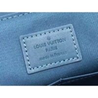 Louis Vuitton LV Unisex New Messenger Blue Aerogram Cowhide Leather Textile Lining (3)