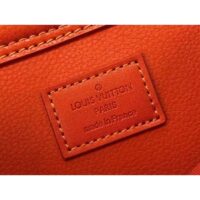 Louis Vuitton LV Unisex New Sling Aerogram Slingbag Orange Aerogram Cowhide Leather (9)