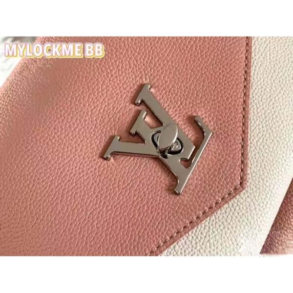 Louis Vuitton LV Women Mylockme Chain Bag Chataigne Brown Soft Grained Calfskin (2)