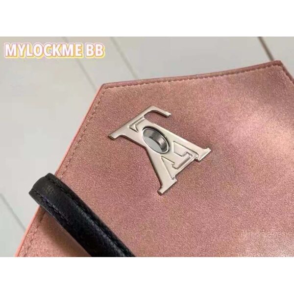 Louis Vuitton LV Women Mylockme Chain Bag Chataigne Brown Soft Grained Calfskin (8)