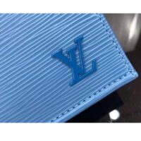 Louis Vuitton Unisex Petit Sac Plat Blue Epi Embossed Supple Grained Cowhide (3)